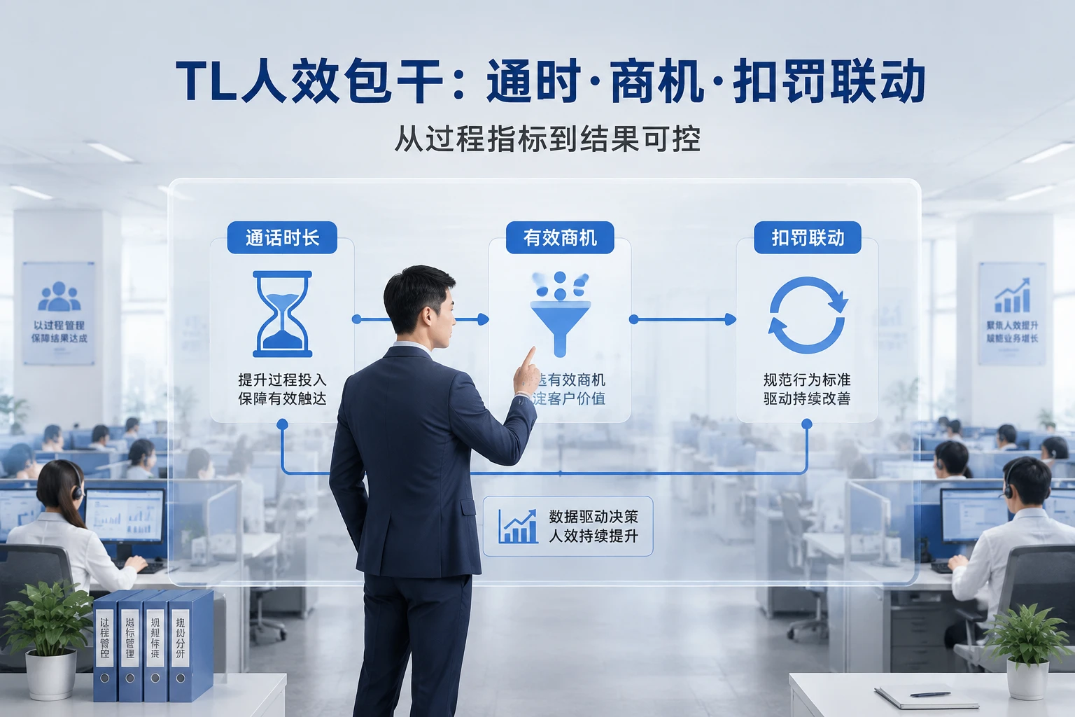 SaaS电销TL人效包干：通话时长、商机量与扣罚联动（2026年版）