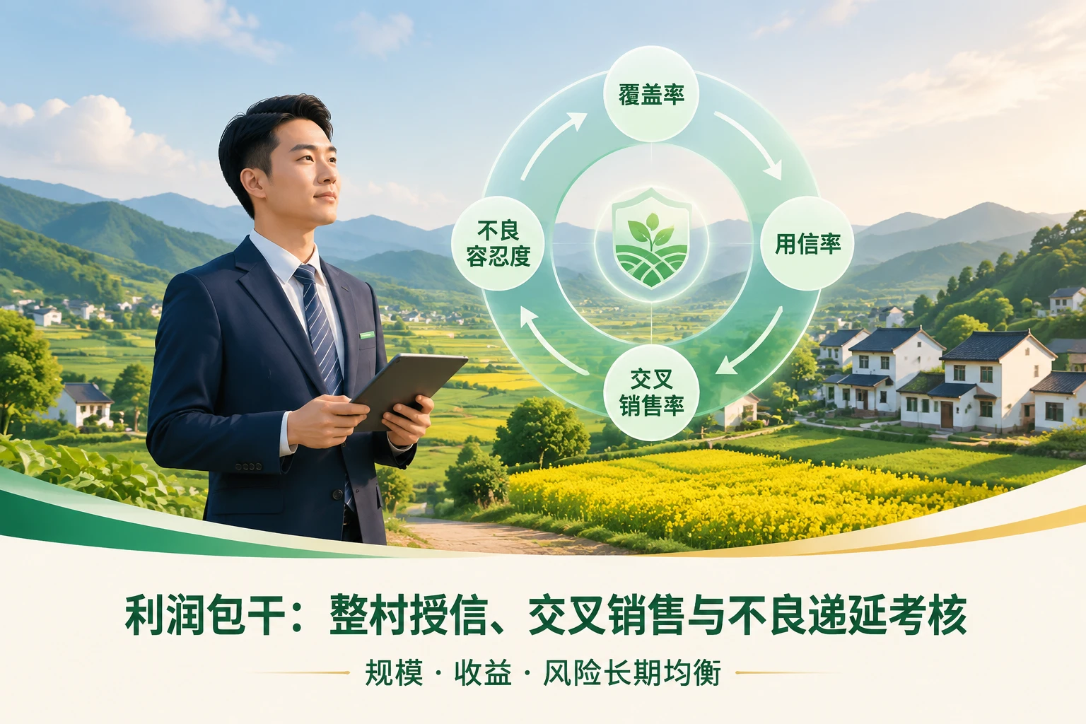 小微客户经理利润包干：整村授信、交叉销售与不良递延考核
