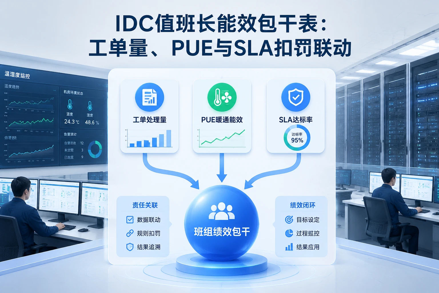 IDC值班长能效包干表:工单量、PUE与SLA扣罚联动(2026年版)