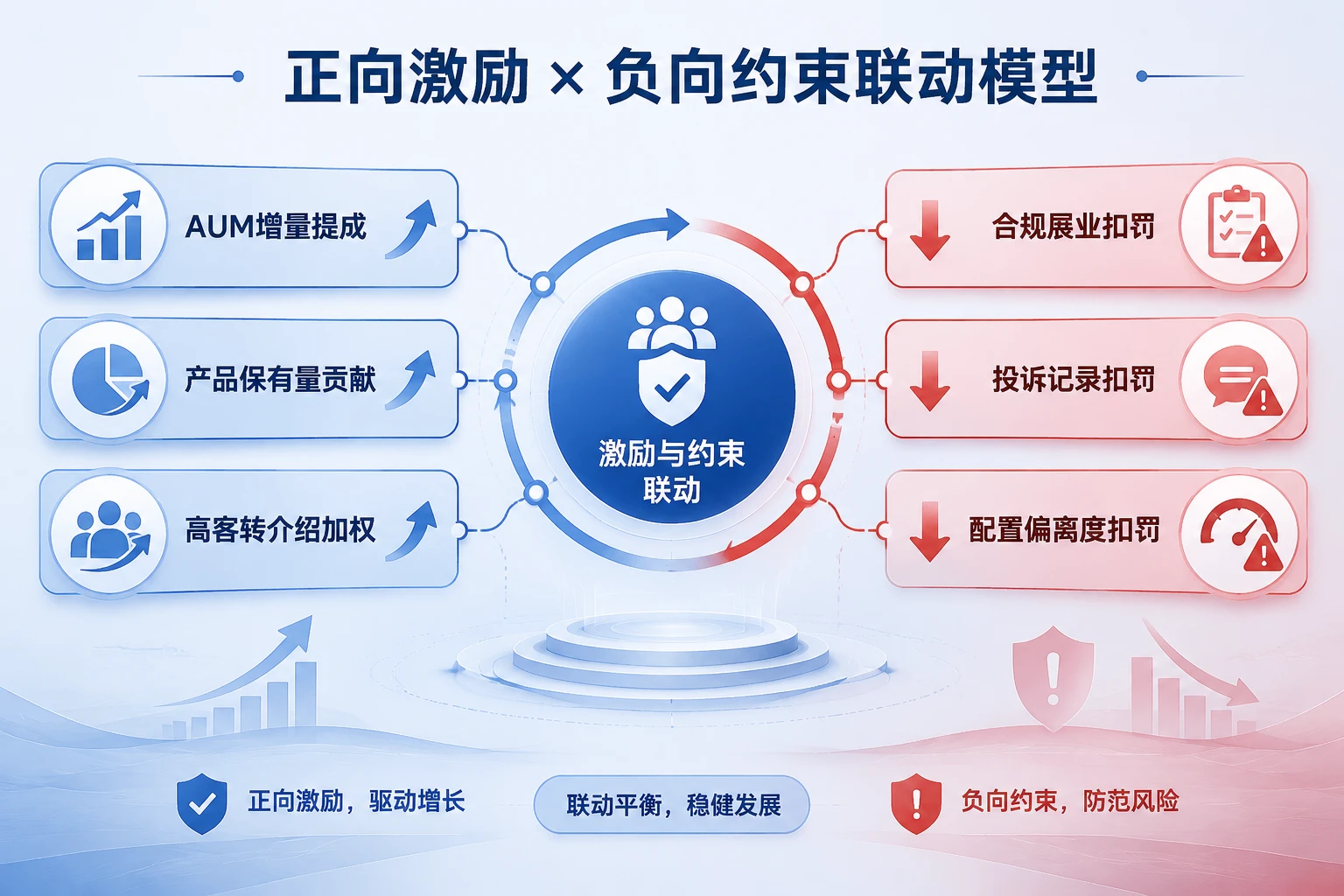 券商投顾AUM包干：配置偏离度、高客转介与合规扣罚