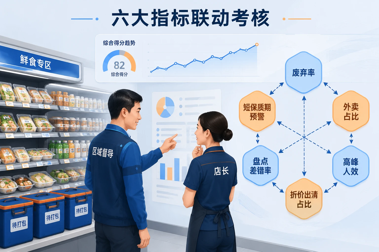 2026年连锁便利店鲜食损耗包干表：废弃率、外卖占比与高峰人效联动
