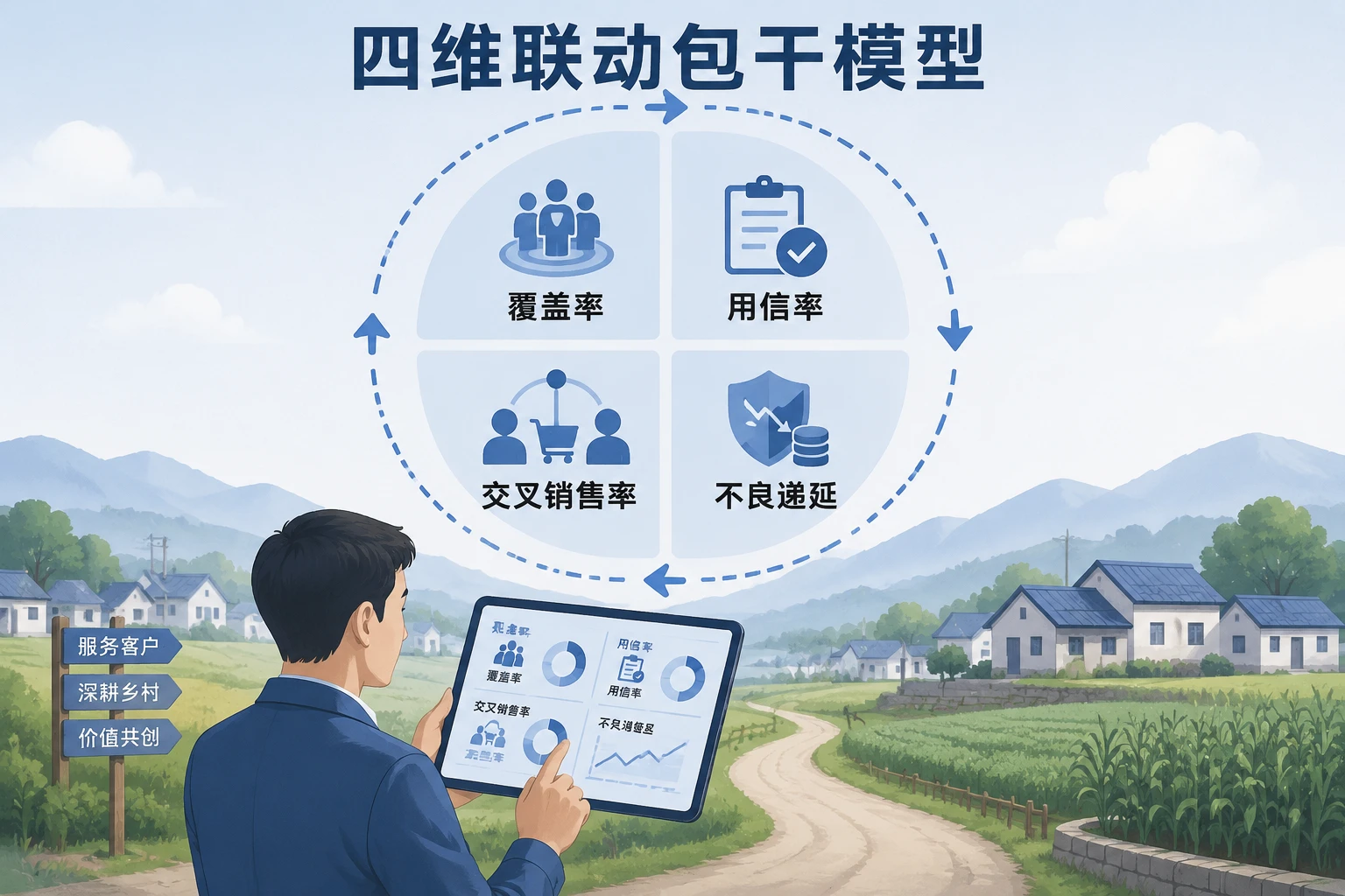 农商行整村授信户数包干:用信转化率、授信覆盖面与不良递延联动(2026年版)