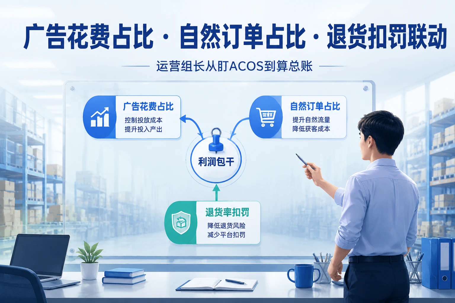 亚马逊运营组长利润包干:ACOS、自然订单占比与退货扣罚联动