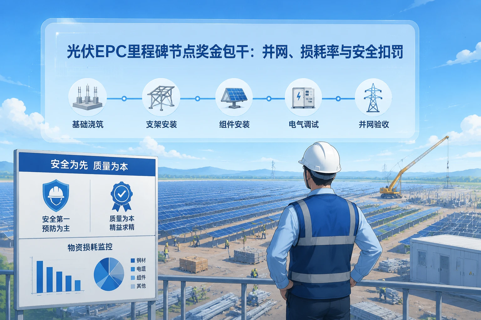 光伏EPC项目经理里程碑奖金包干:并网、损耗率与安全扣罚(2026年版)