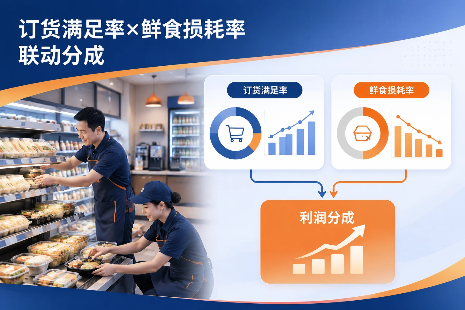 便利店加盟门店包干模板:订货满足率与损耗率联动分成