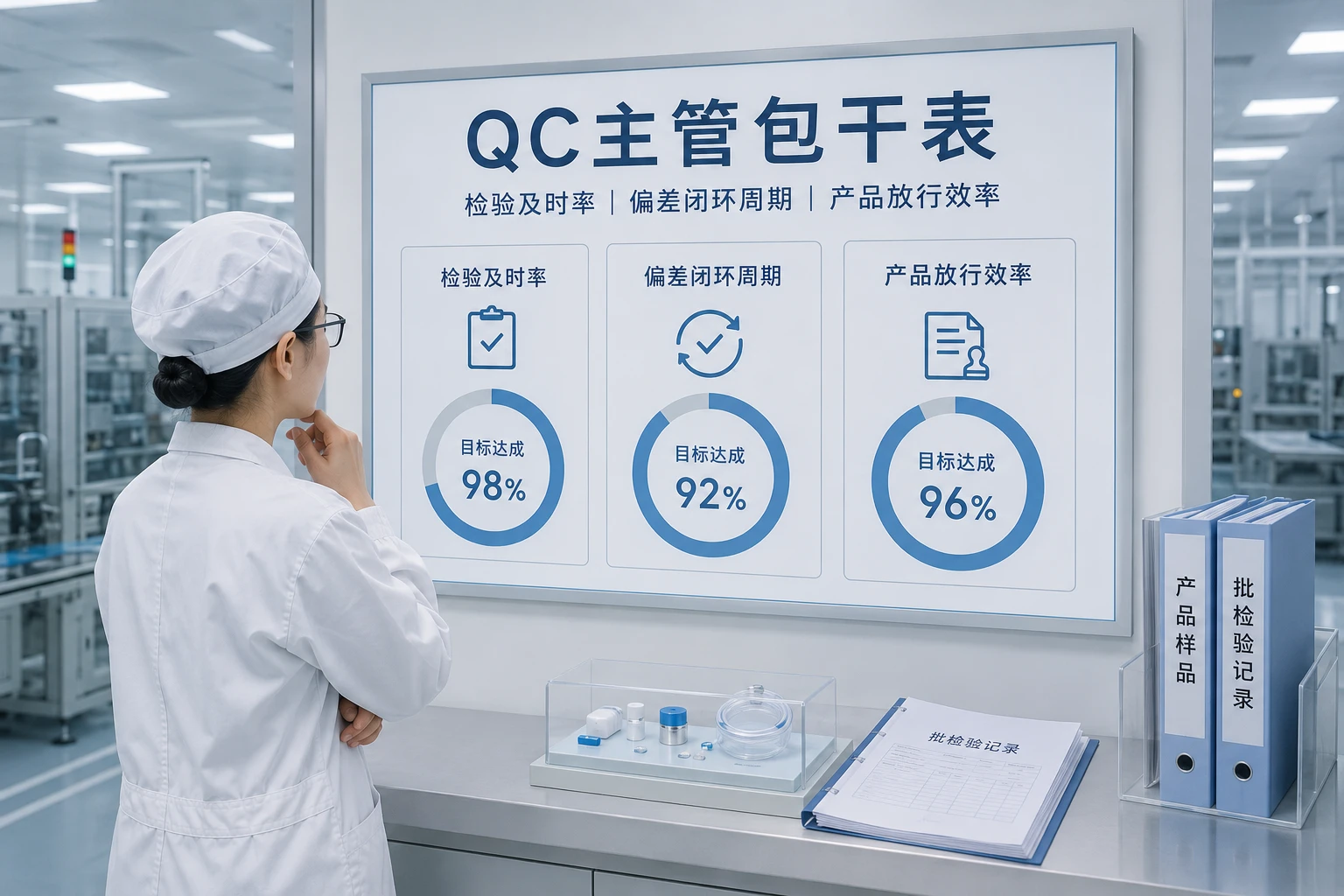2026年医疗器械QC主管包干表:检验及时率、偏差闭环与放行联动