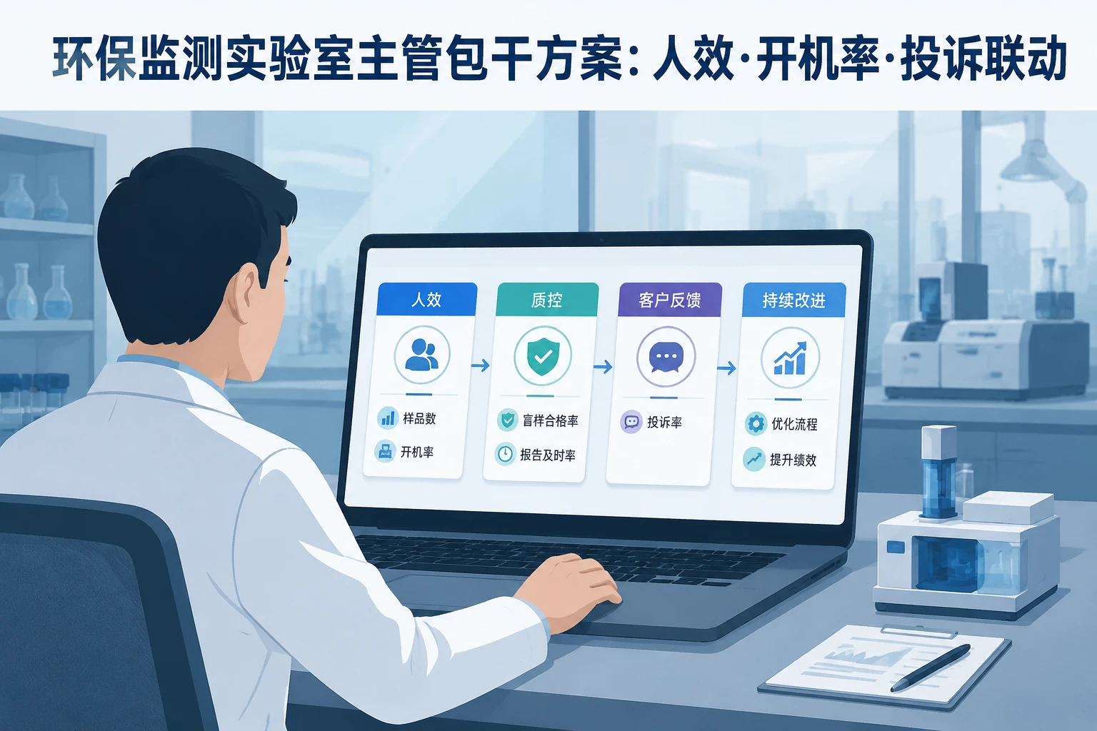 环保监测实验室主管包干表:人效·开机率·投诉联动(2026年版)