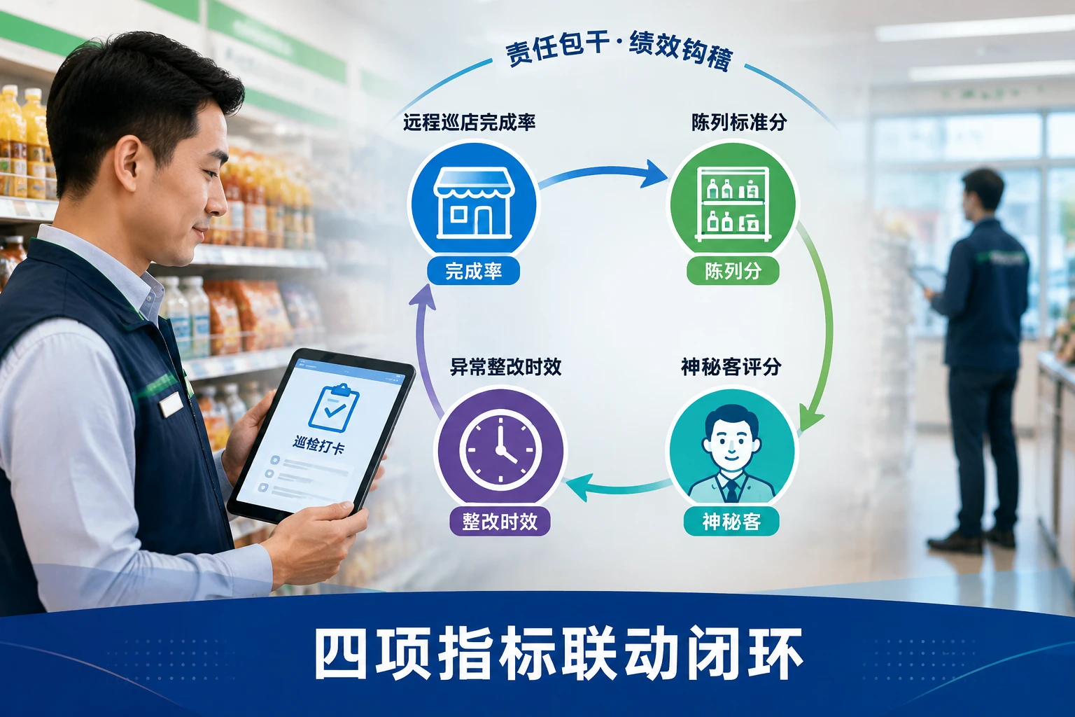 连锁便利店店长远程巡店绩效包干表：频次、陈列达标与整改闭环（2026年版）