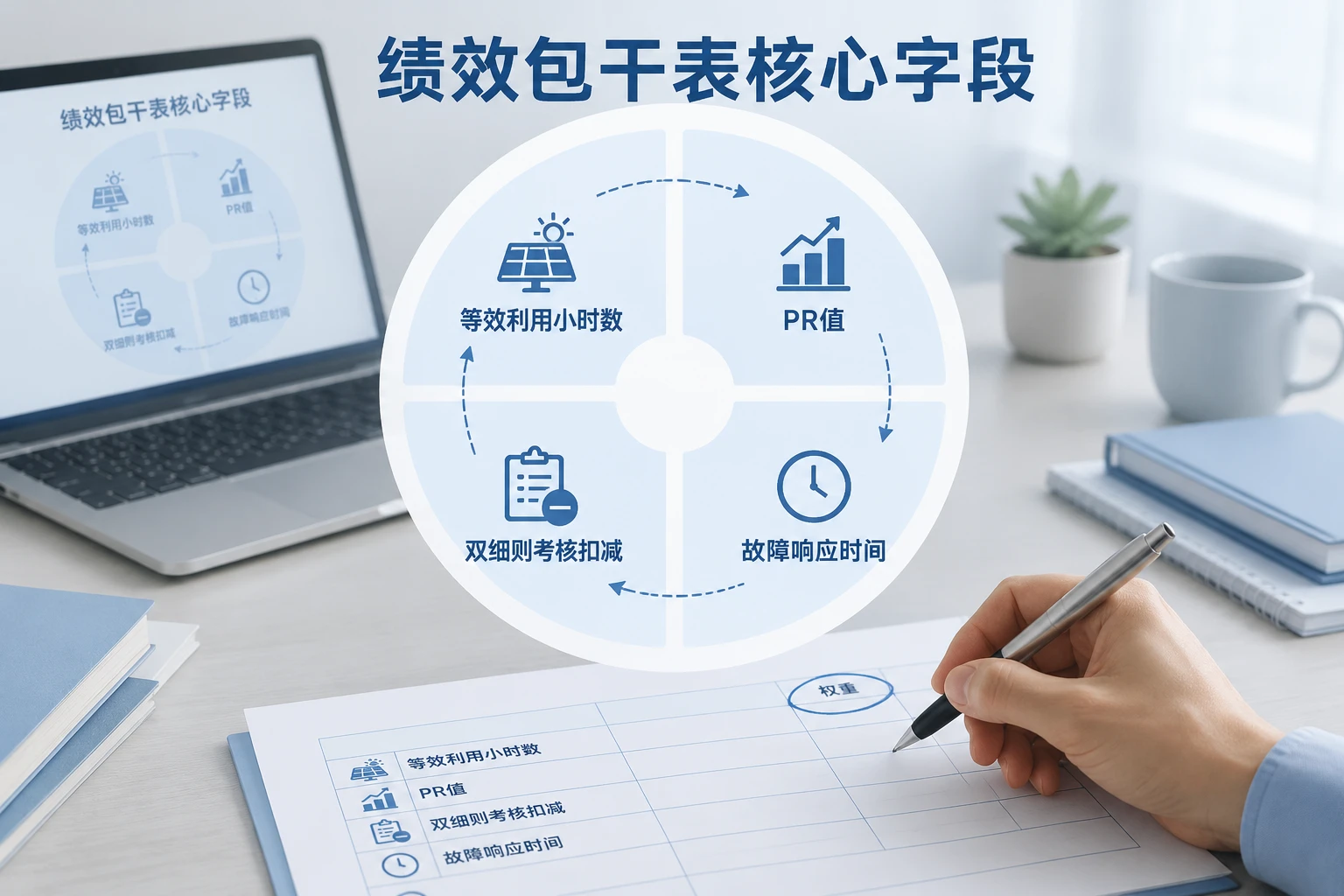 光伏运维站长绩效包干表：电量、故障率与双细则联动（2026年版）
