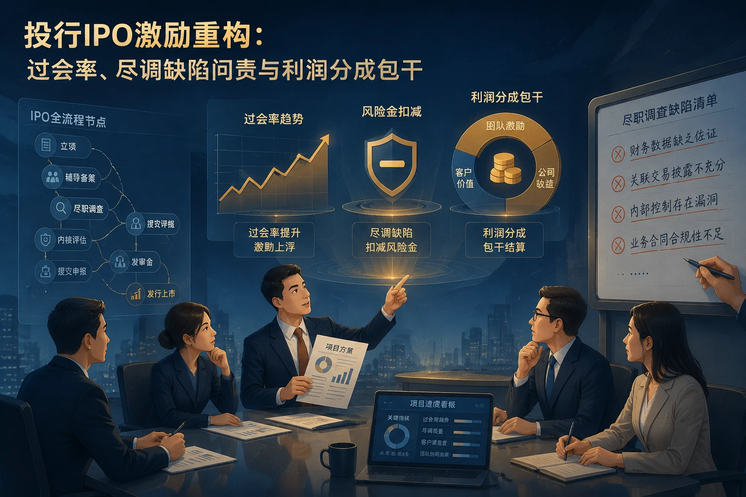 投行IPO项目激励重构:过会率、尽调缺陷问责与利润分成包干(2026年版)