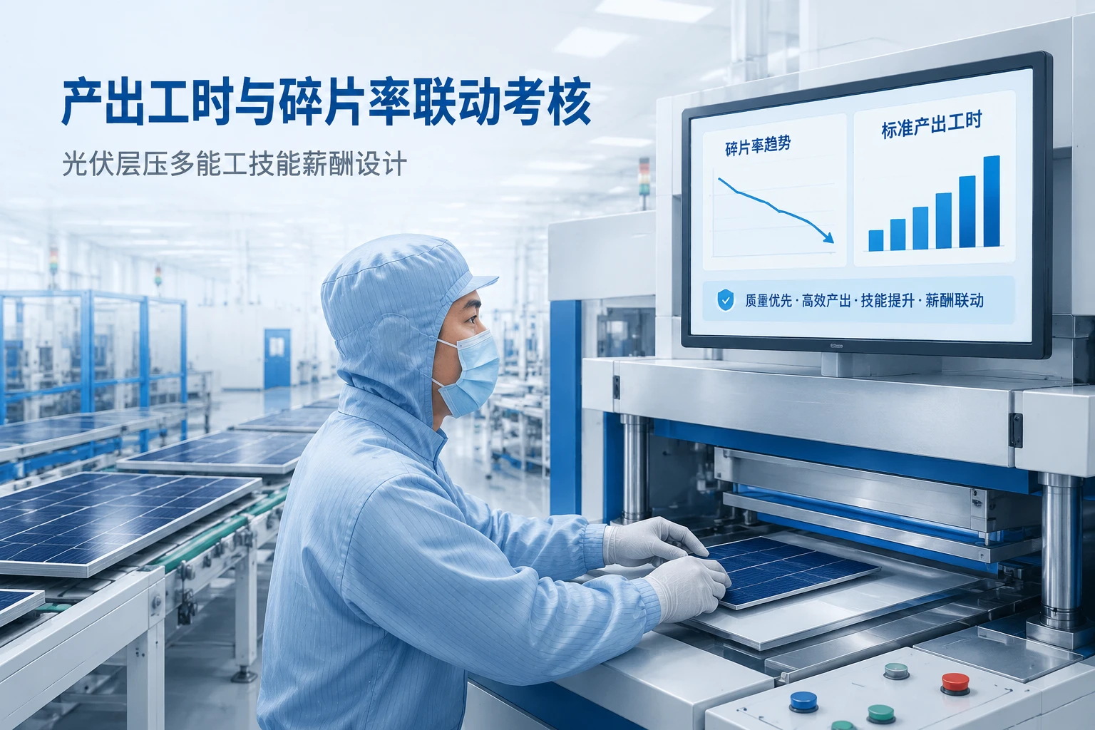 2026年光伏层压多能工技能薪酬设计:产出工时与碎片率联动考核