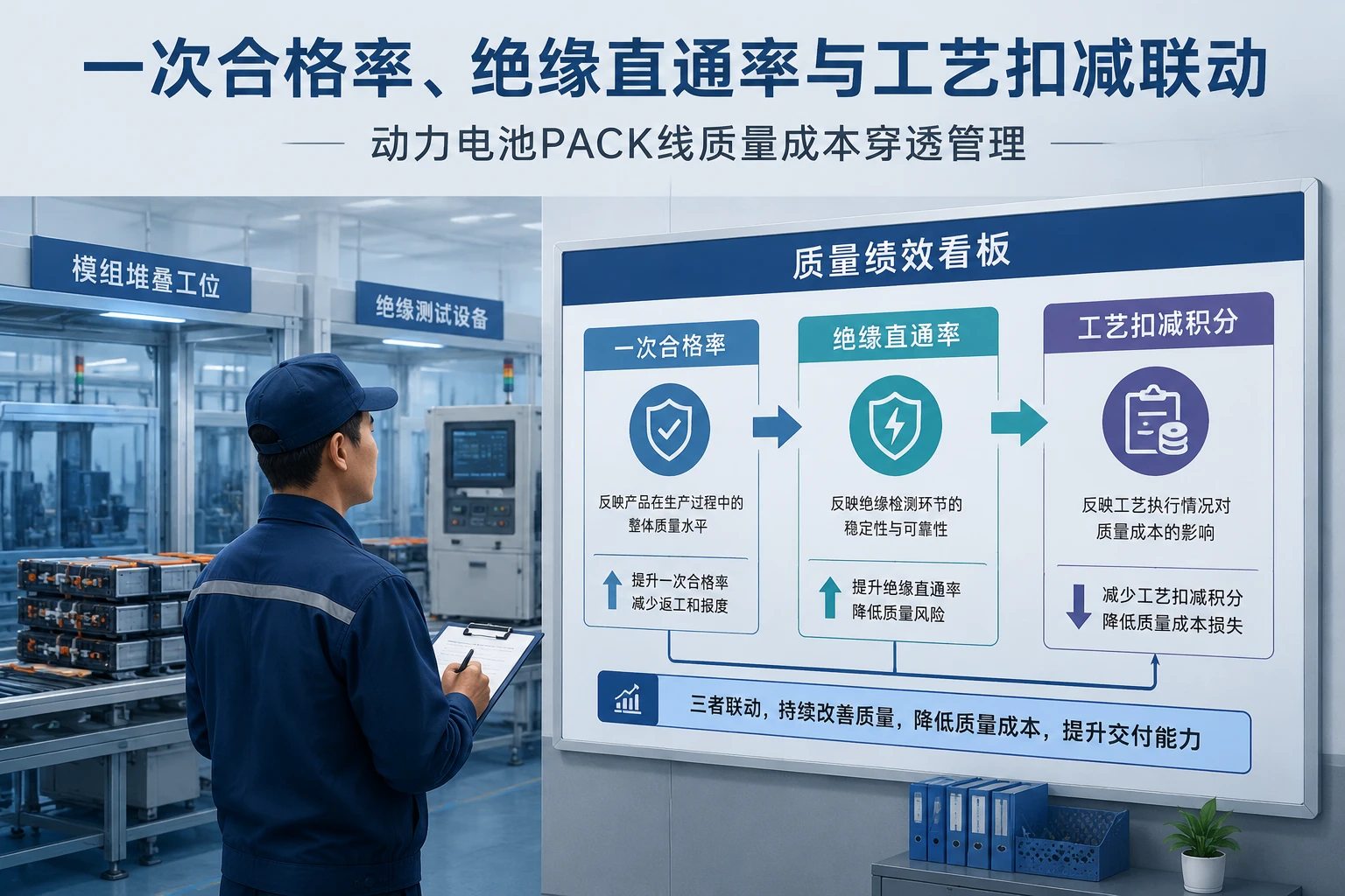 2026年模组PACK线长绩效：一次合格率、绝缘直通率与工艺扣减