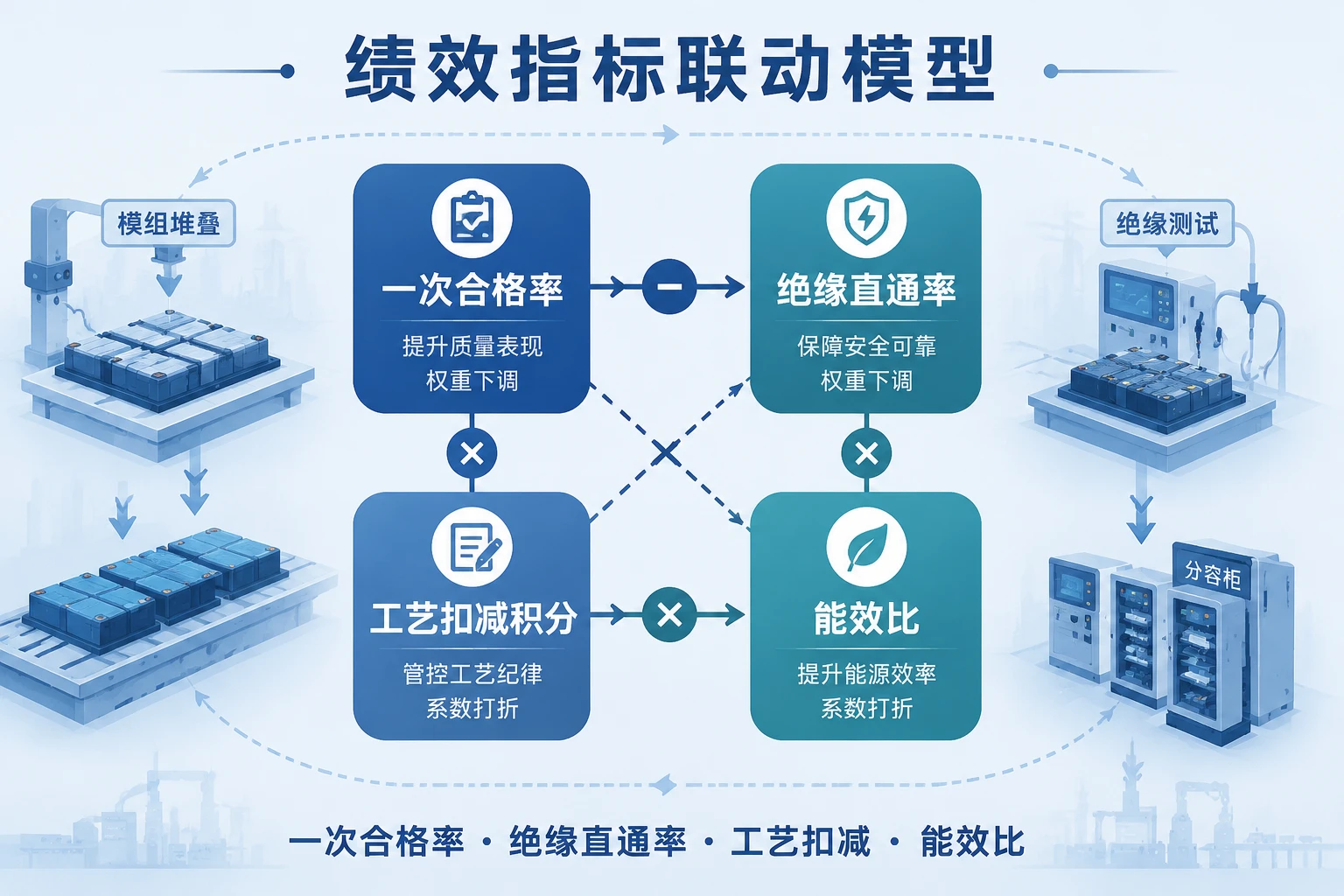 2026年模组PACK线长绩效：一次合格率、绝缘直通率与工艺扣减
