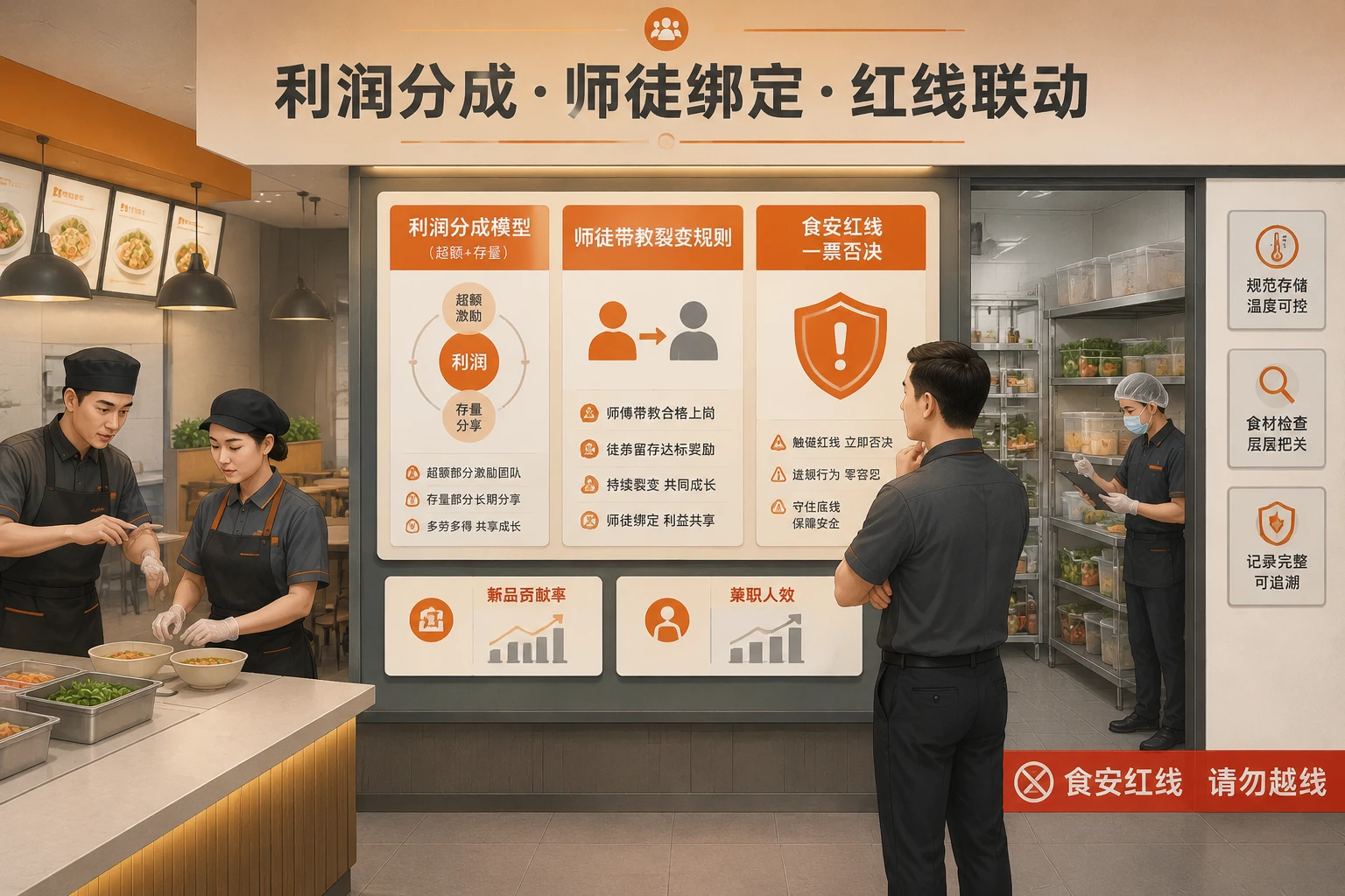 2026年连锁餐饮店长合伙人机制:利润分成、师徒带教与食安红线联动