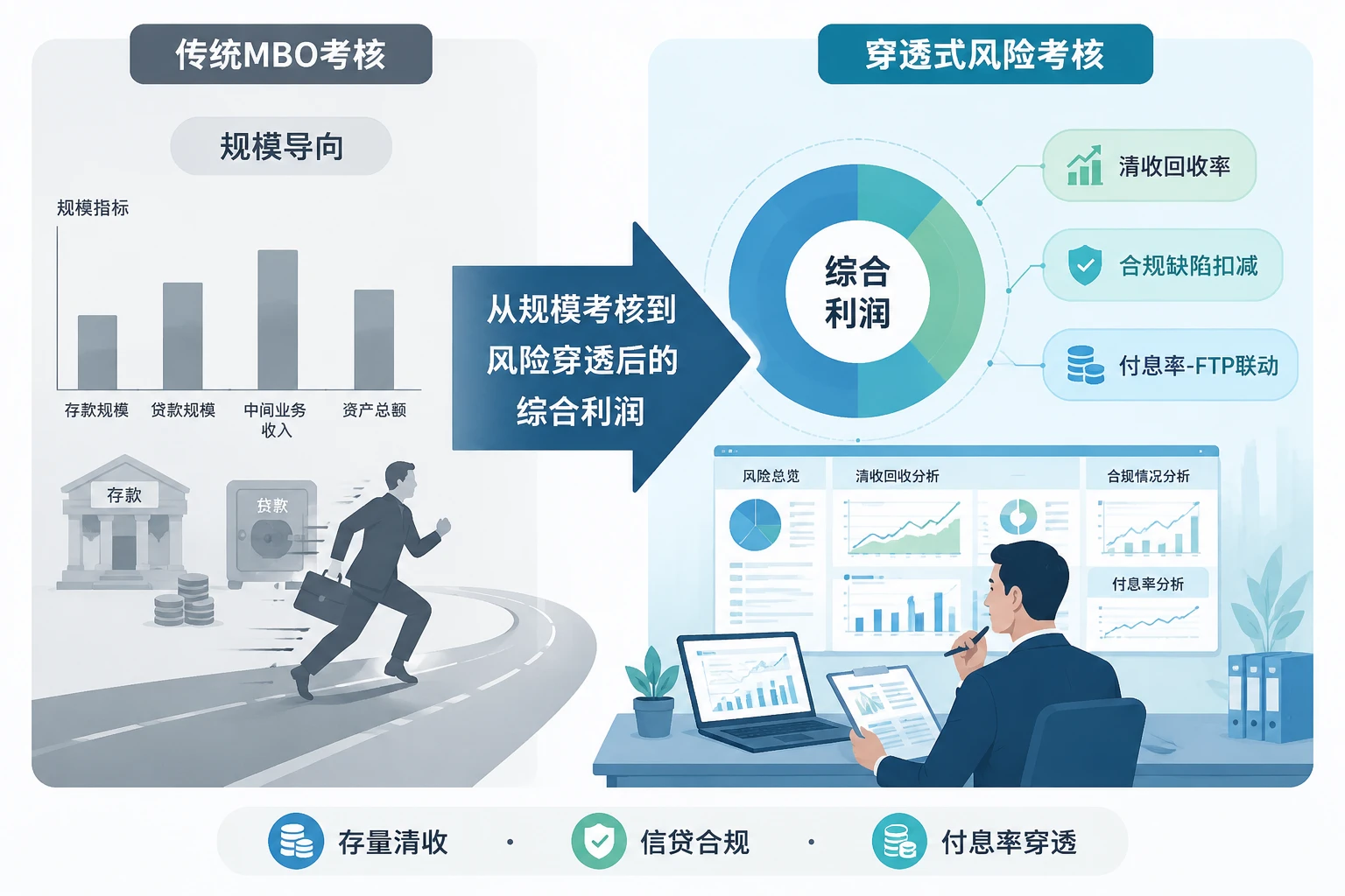 2026年城商行支行长考核：存量清收、信贷合规与付息率穿透