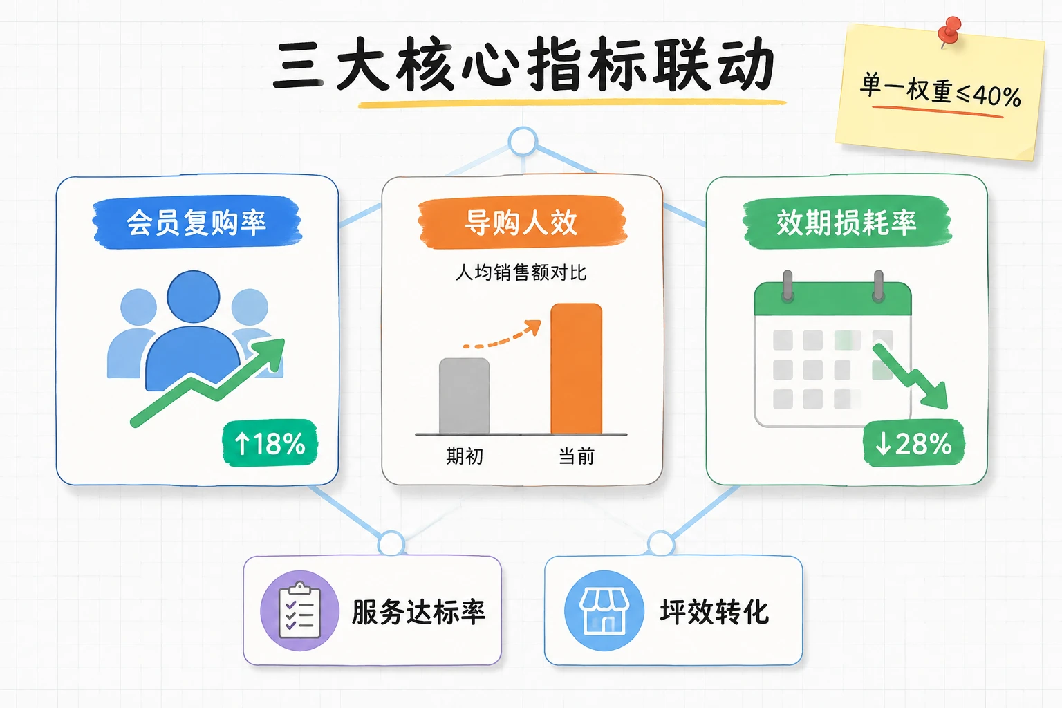 2026年连锁母婴门店店长经营包干表：复购率、人效与效期损耗联动
