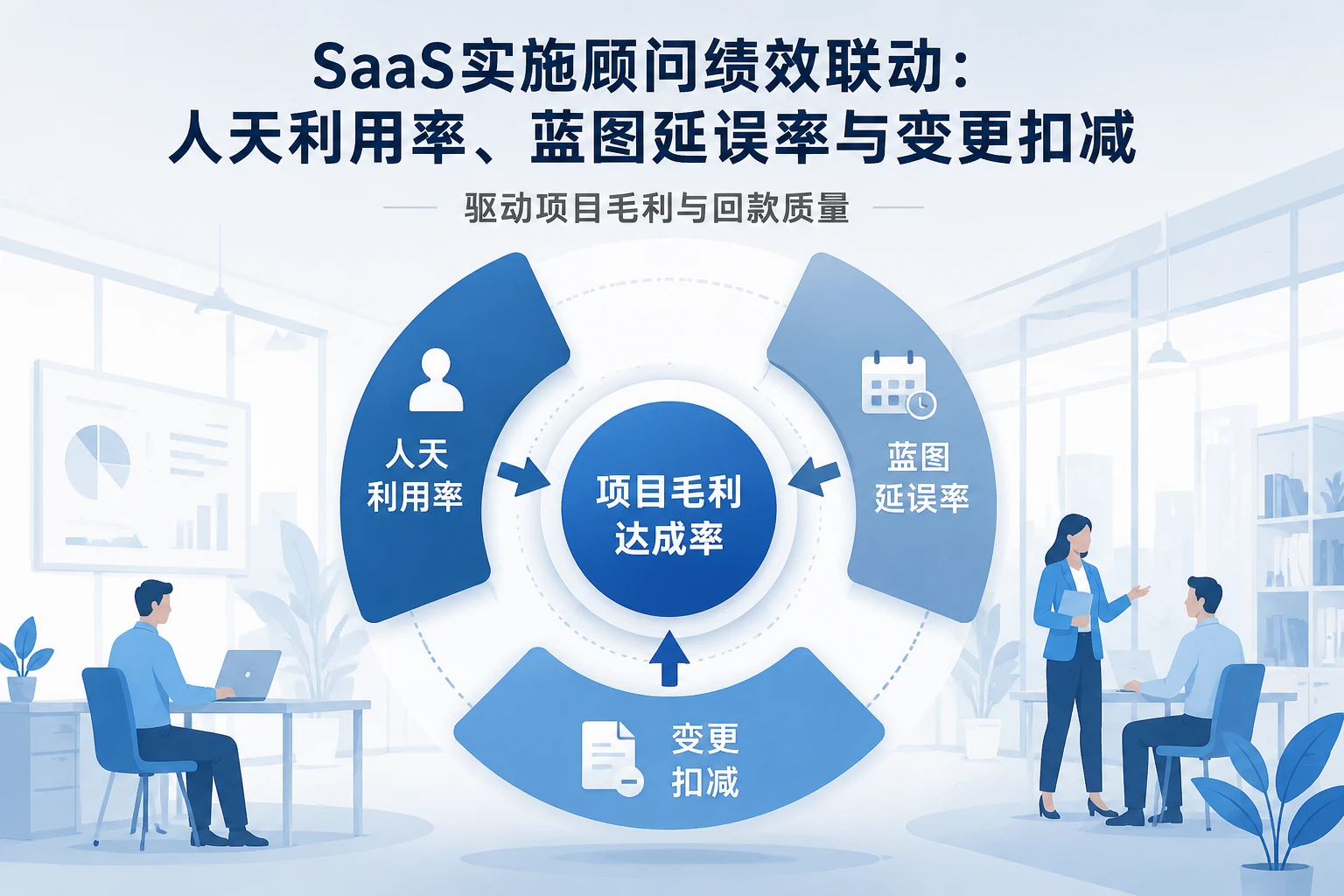 2026年SaaS实施顾问绩效联动:人天利用率、蓝图延误率与变更扣减
