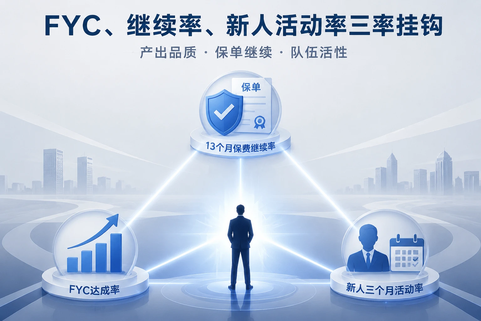 寿险营业部经理包干:FYC、继续率、新人活动率三率挂钩(2026年版)