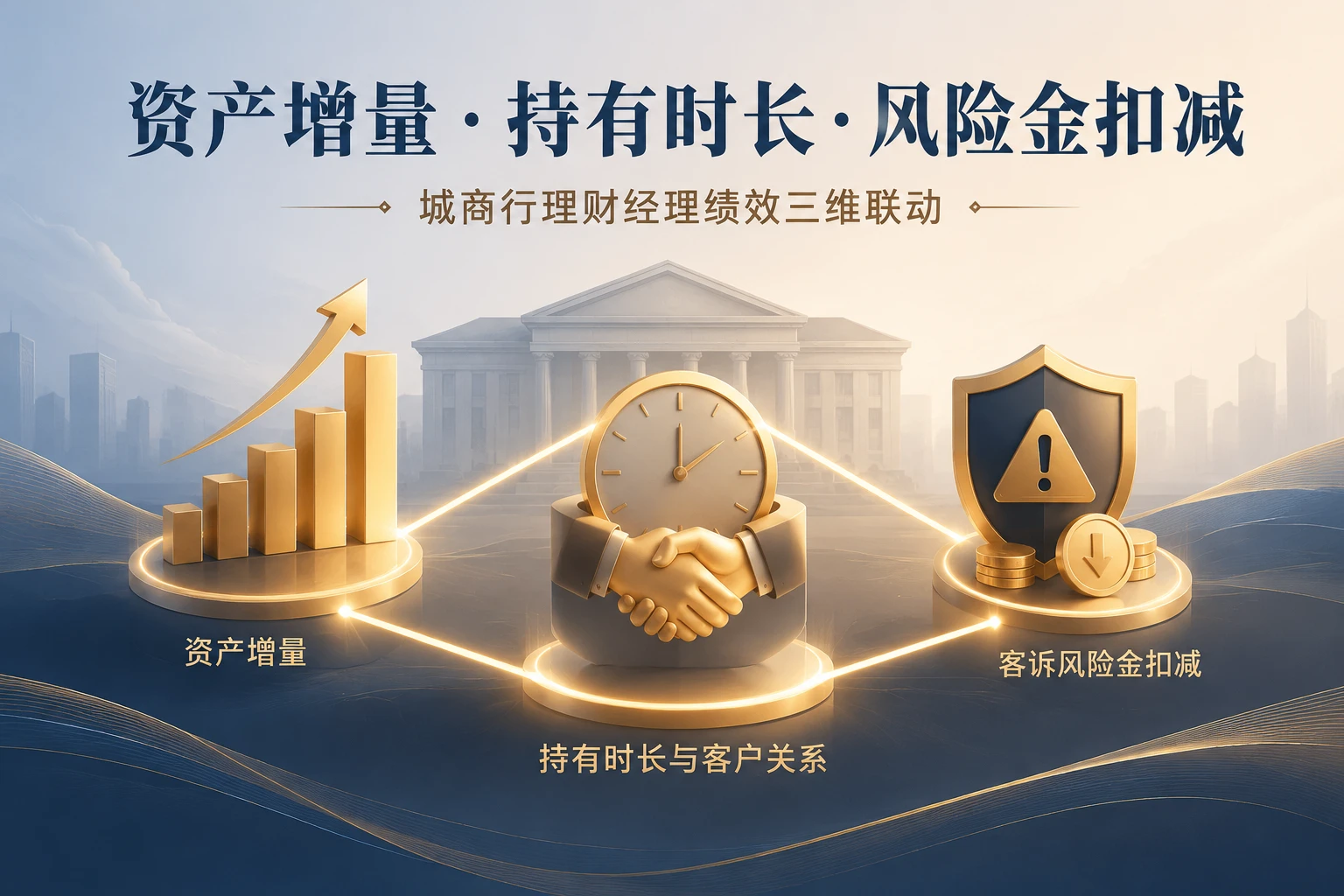 2026年城商行理财经理绩效联动:资产增量、持有时长与客诉风险金扣减