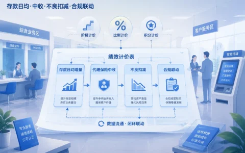 2026年个人客户经理计价绩效表模板：存款日均、代理保险中收、不良扣减与合规联动