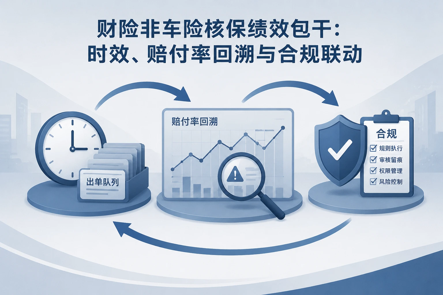 财险非车险核保绩效包干：时效、赔付率回溯与合规联动