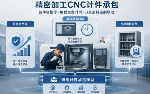 精密加工CNC计件承包：首件合格率、编程时间与刀具定额联动方案