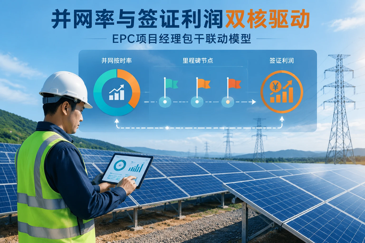 2026年EPC项目经理包干:并网率、里程碑扣减与签证利润联动