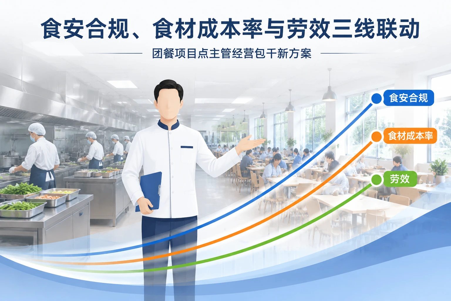 2026年团餐项目点主管绩效包干：食安合规、食材成本率与劳效三线联动
