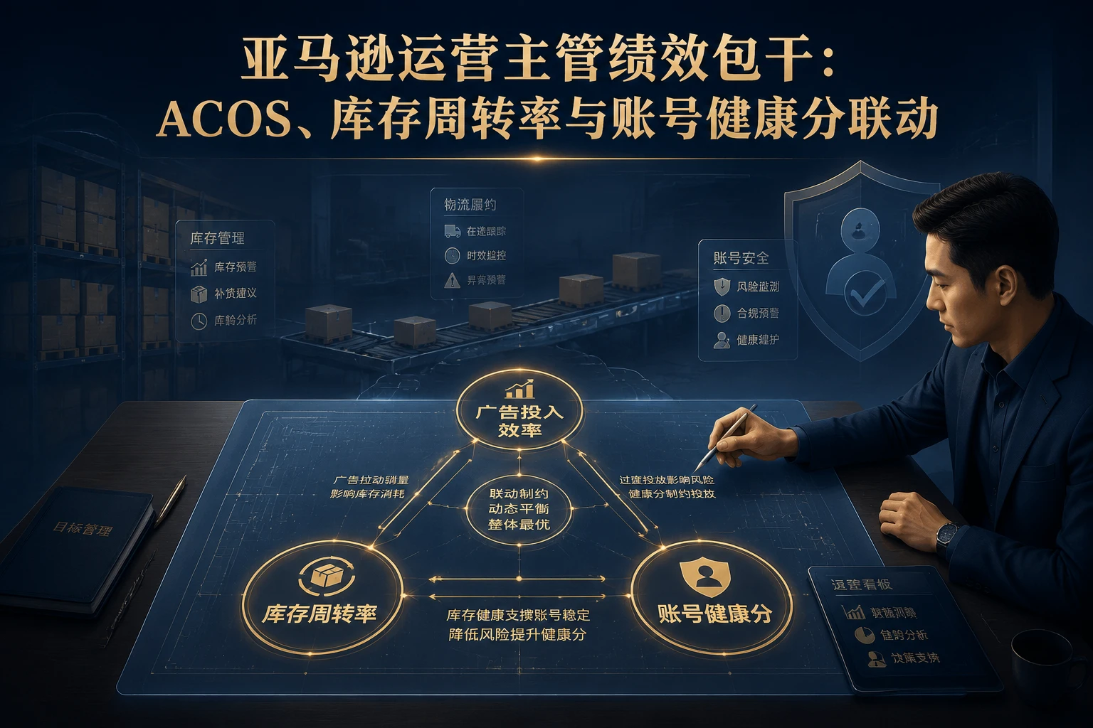 亚马逊运营主管绩效包干:ACOS、库存周转率与账号健康分联动