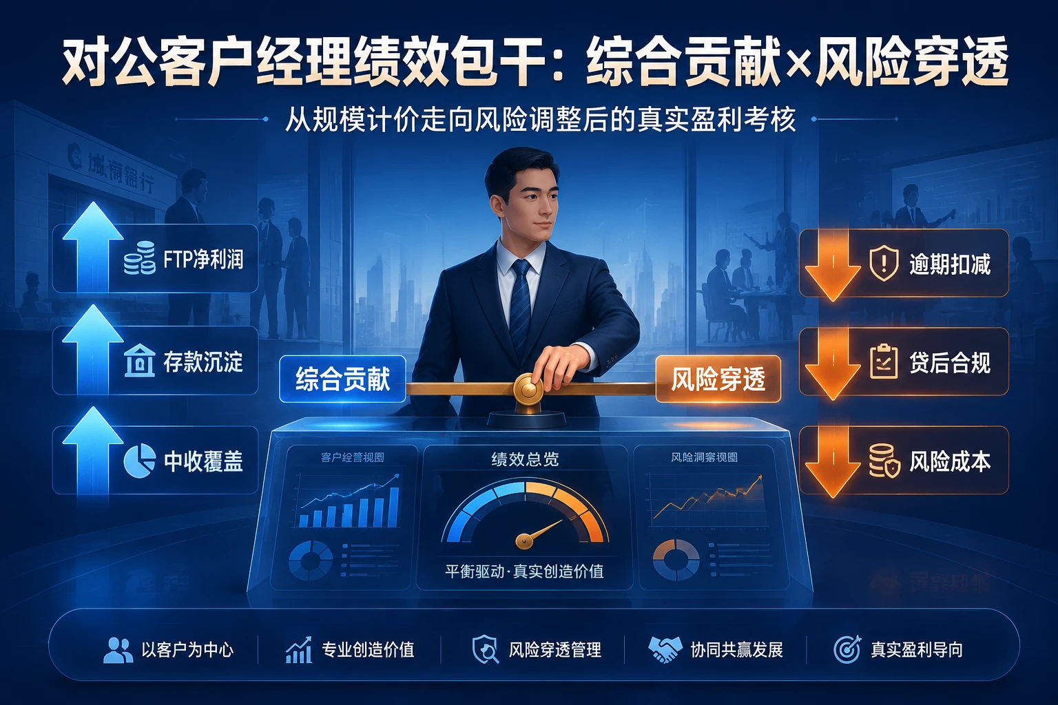 2026年城商行对公客户经理绩效包干：综合贡献与风险穿透