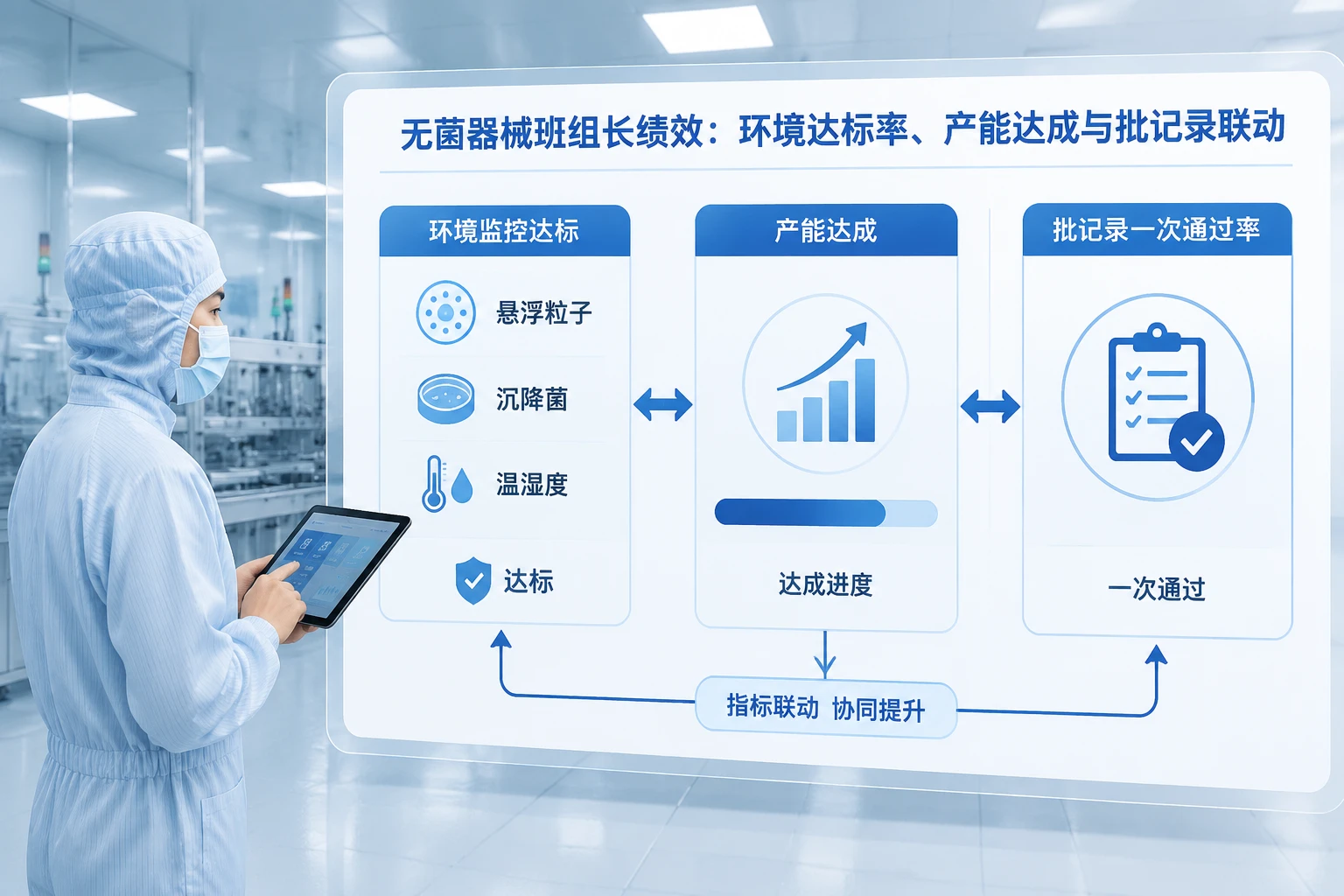 无菌器械班组长绩效:环境达标率、产能达成与批记录联动(2026年版)