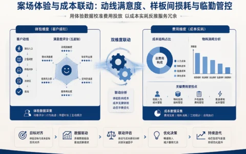 案场体验与费用联动绩效指南：动线满意度、样板间损耗与临勤管控方案