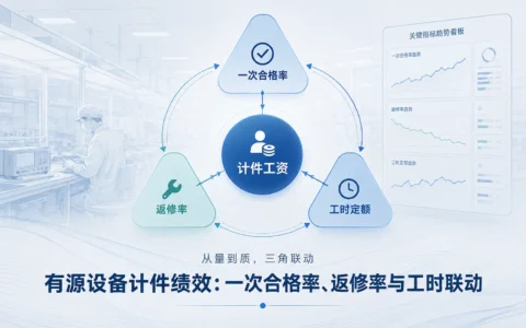 有源设备调试计件绩效设计指南：一次合格率、返修率与工时定额联动模型（2026年版）