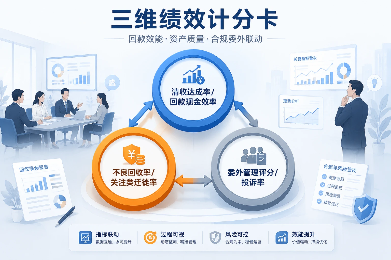 2026年资产质量压力前置：催收团队长绩效的回款、不良与委外三维联动