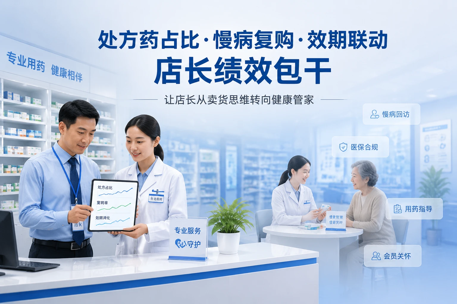 2026年连锁药房店长包干：处方药占比、慢病复购与效期联动