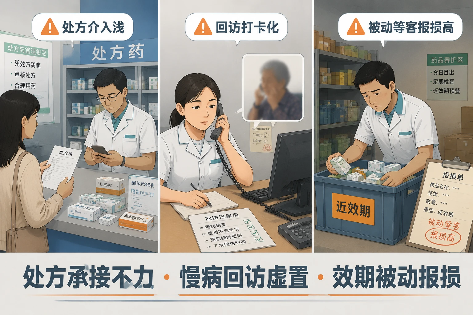 2026年连锁药房店长包干：处方药占比、慢病复购与效期联动