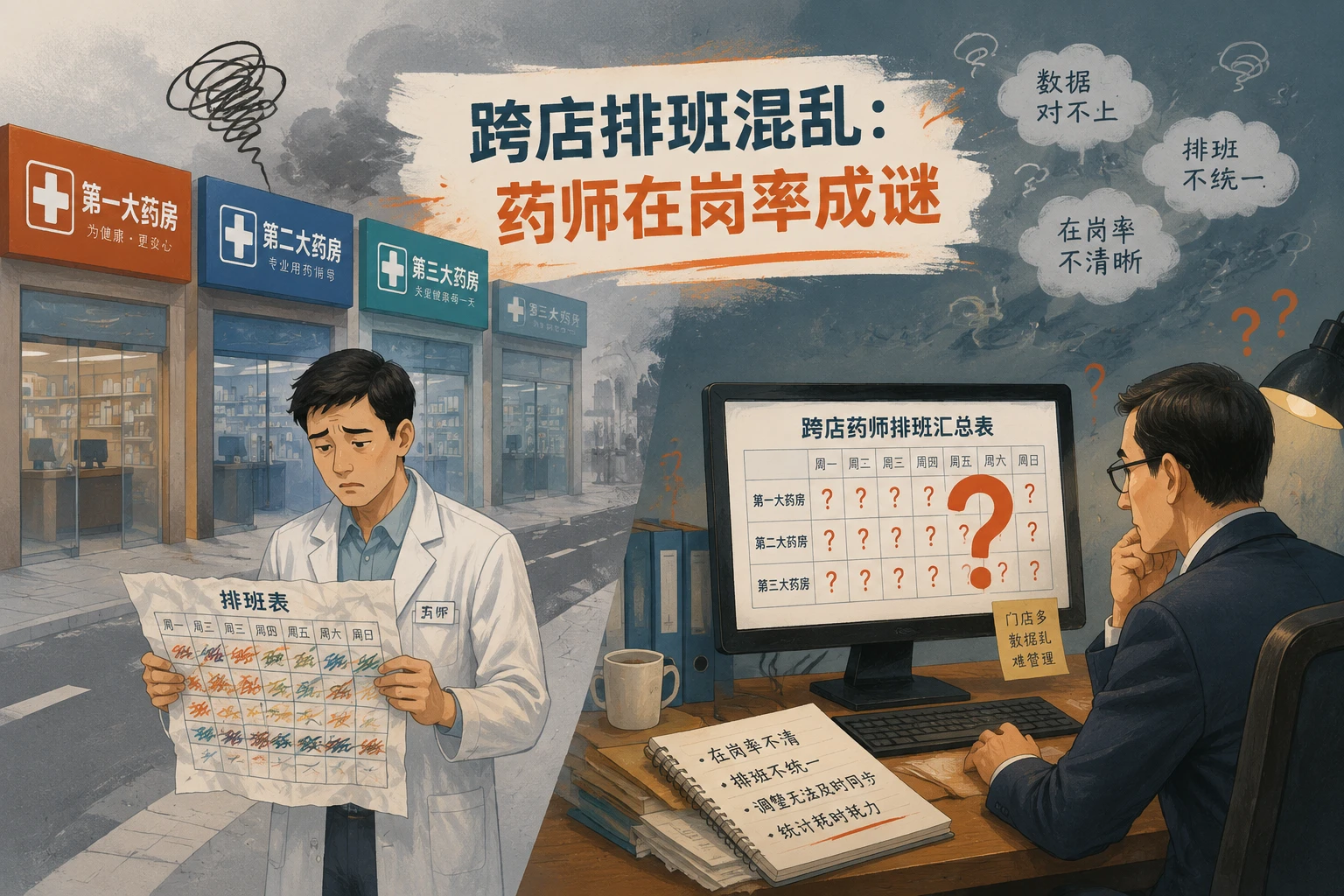 2026年连锁药店区域经理包干：多店GMV、慢病人次与药师在岗率联动