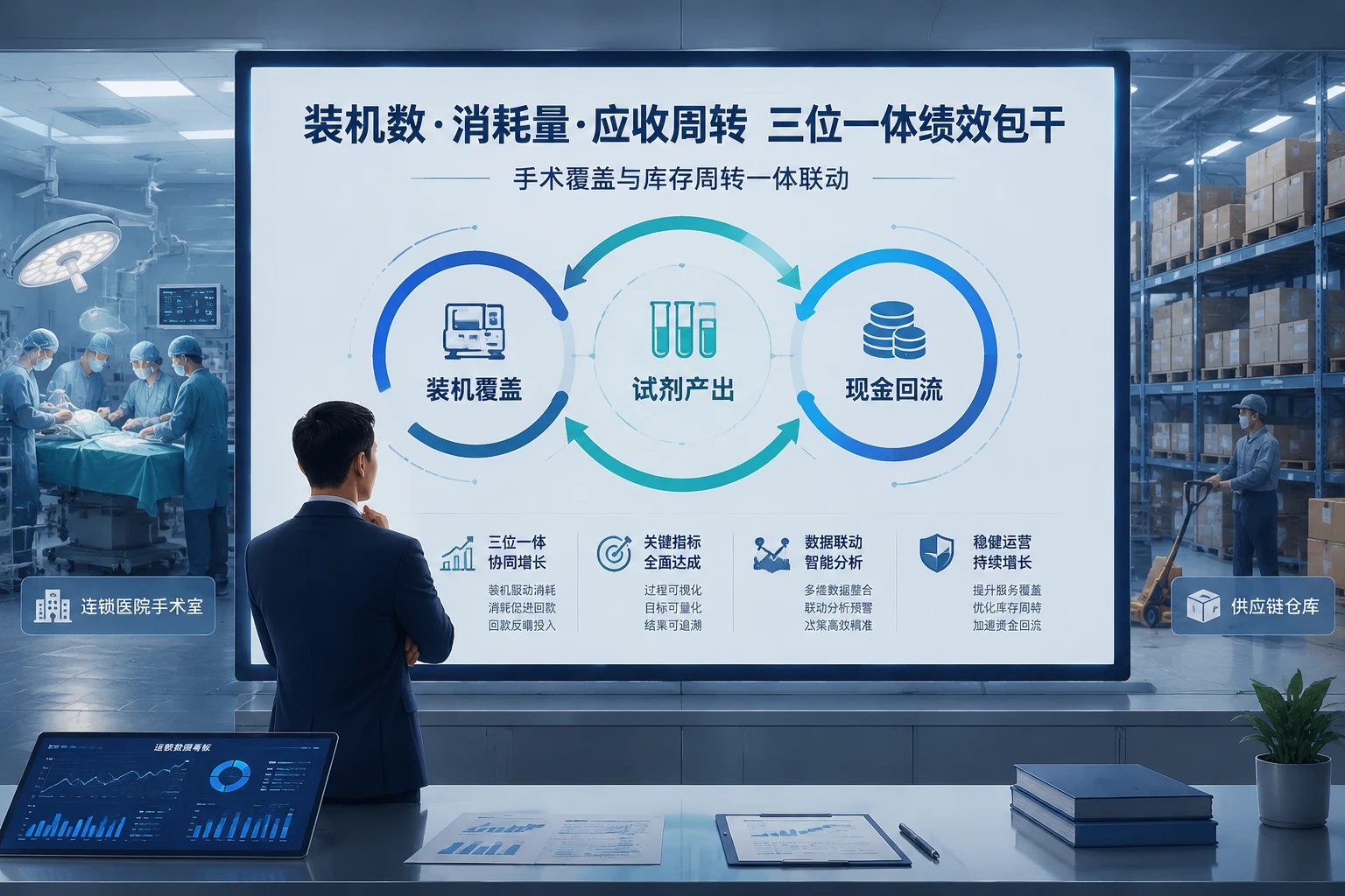 IVD试剂区域经理绩效包干模板：装机数、消耗量与应收周转联动