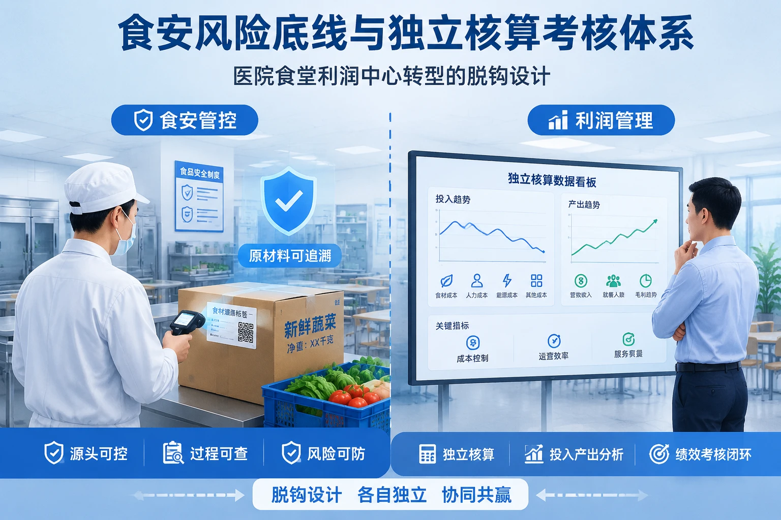2026年医院食堂利润中心转型：食安风险底线与独立核算考核体系