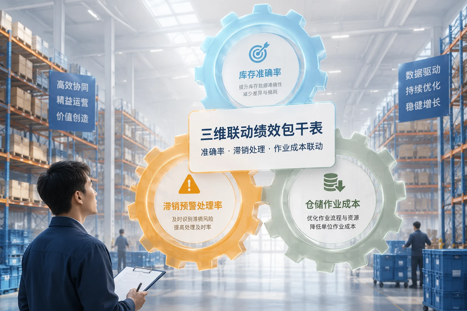 2026年海外仓库存主管绩效包干表：准确率、滞销处理与作业成本联动