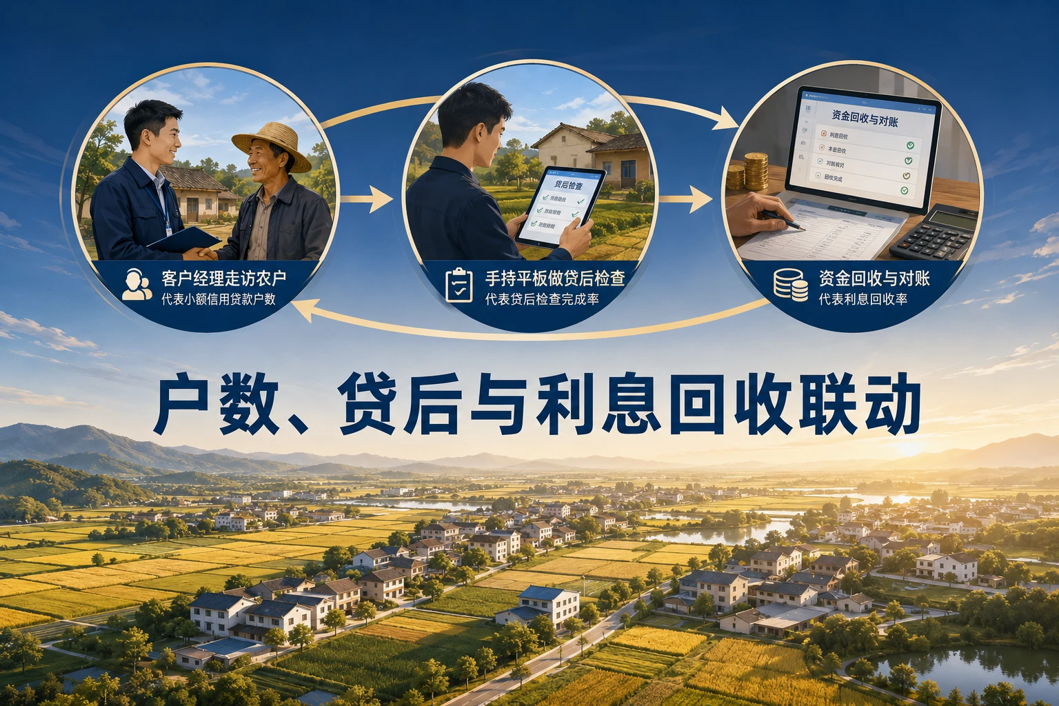 2026年村镇银行客户经理计件绩效：户数、贷后与利息回收联动
